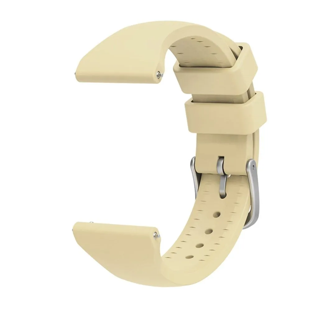 20mm Universal silicone watch strap - Beige