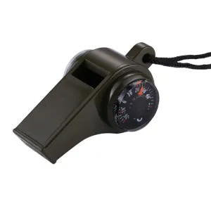 3 in 1 Outdoor Mini Multi-function Portable Handheld Lifesaving Whistle Compass Thermometer