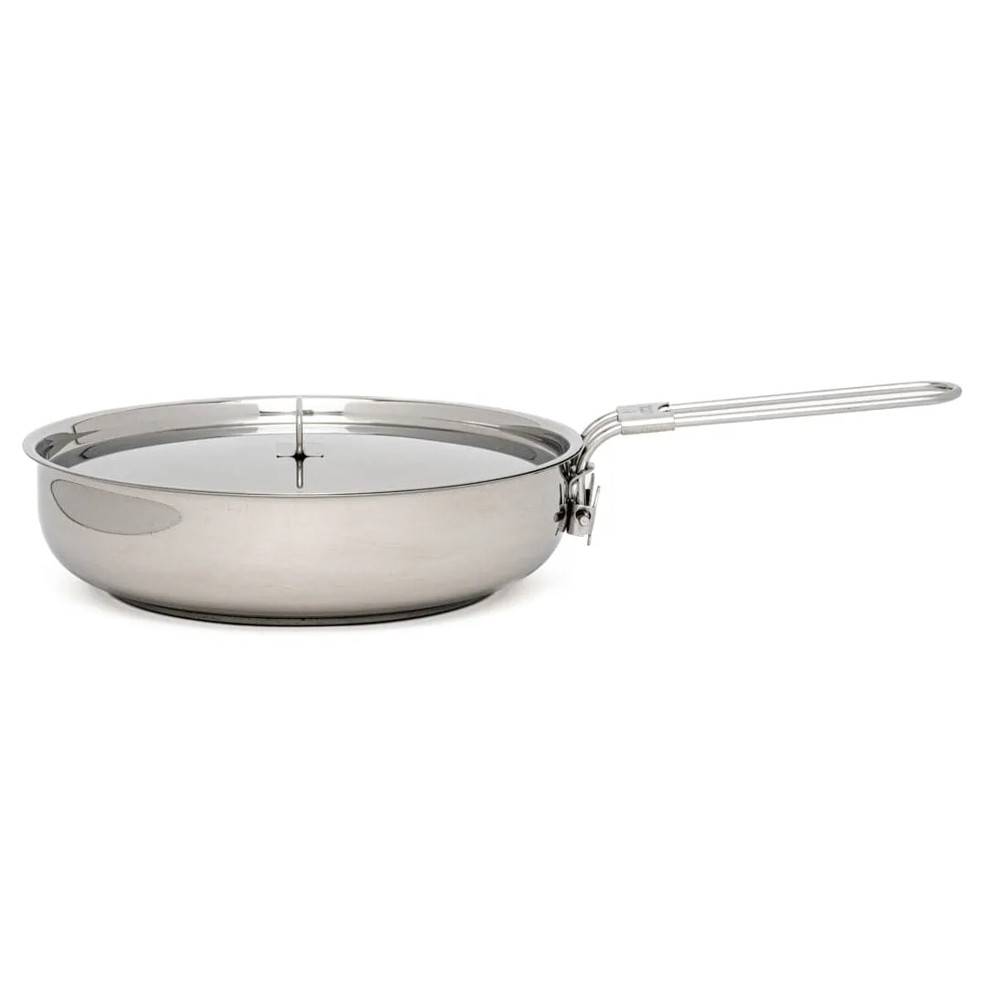 8" Stainless Steel Skillet and Lid