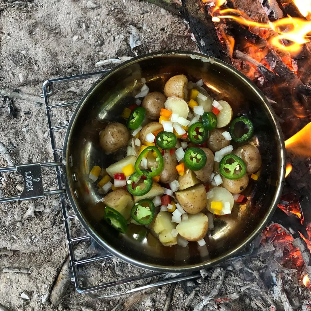 8" Stainless Steel Skillet and Lid