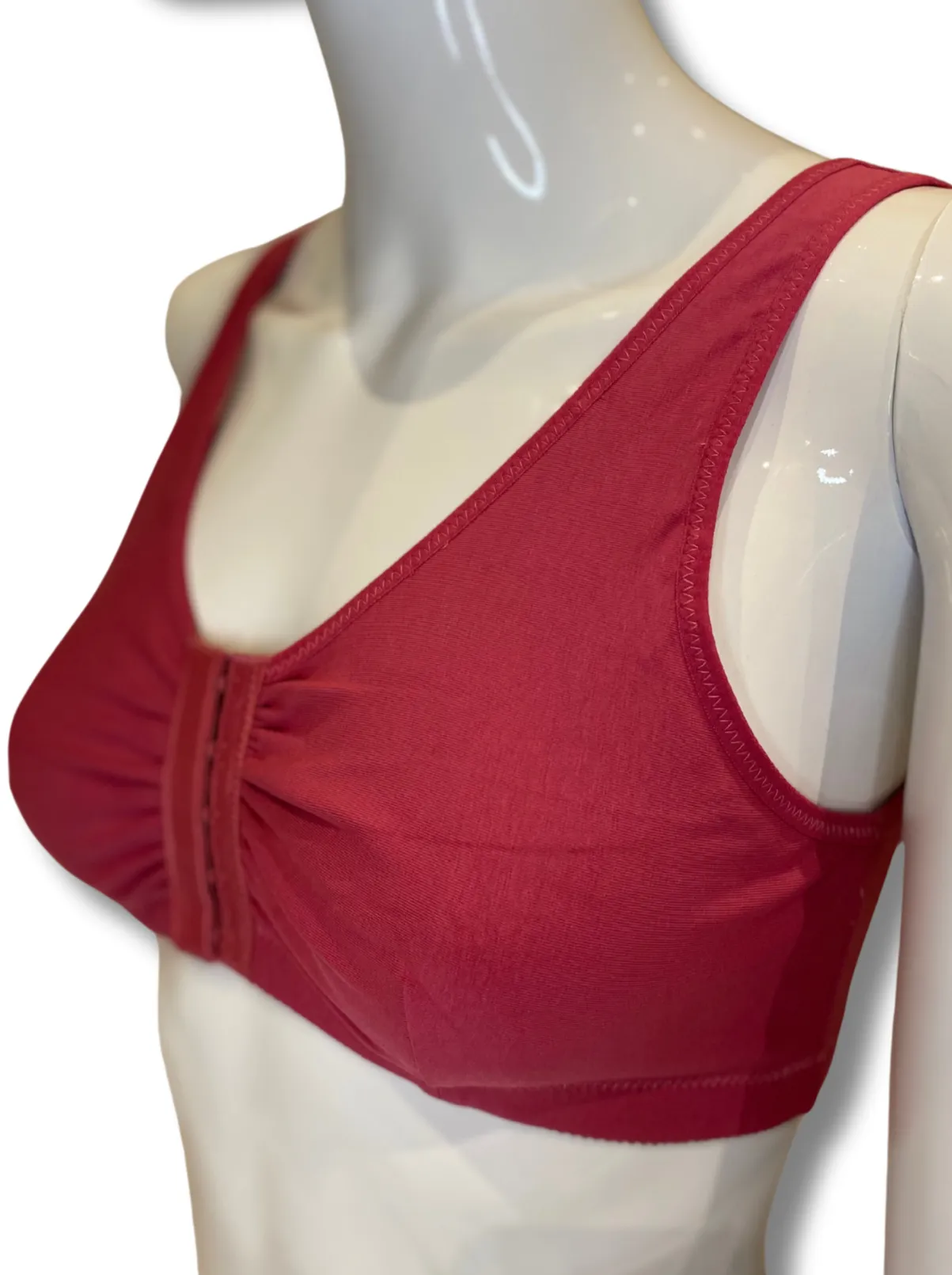 ABC Leisure Front Fastening Mastectomy Bra - Berry