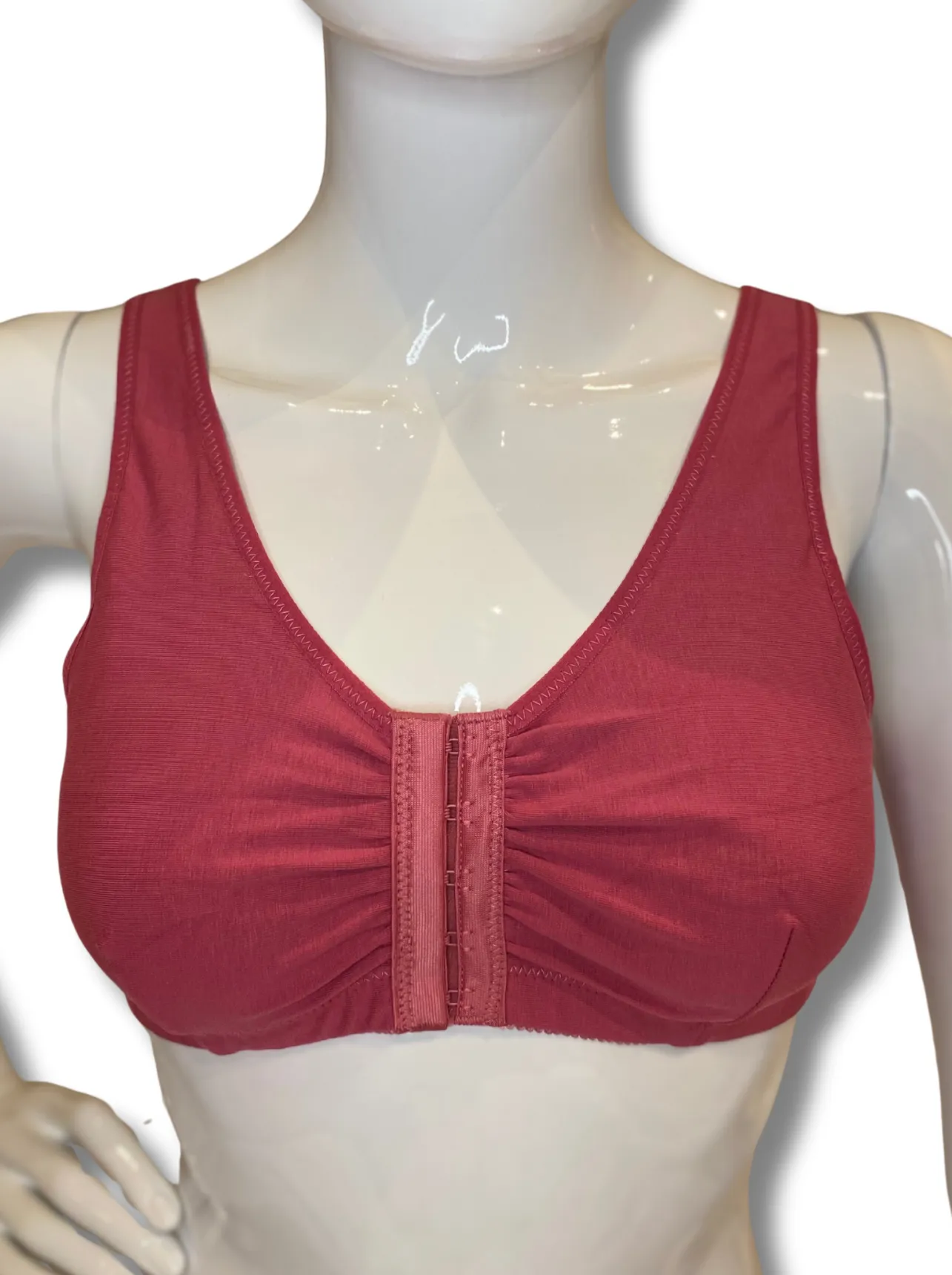 ABC Leisure Front Fastening Mastectomy Bra - Berry