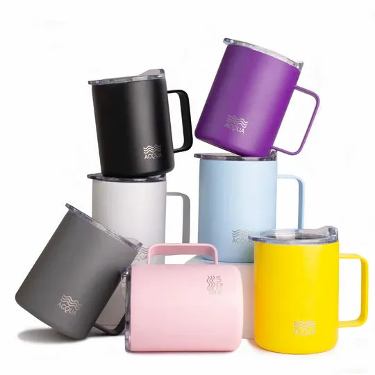 Acqua Insulated Mug in Ash Gray