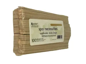 Applicator Wax Sticks Large Spa Necessities 100 pk