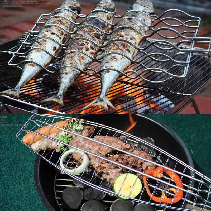 Bread Nets Grilled Sausages Eggplant Barbecue Grills Camping Supplies