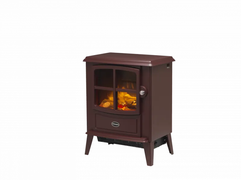 Dimplex Brayford Burgundy Freestanding Optiflame Electric Stove