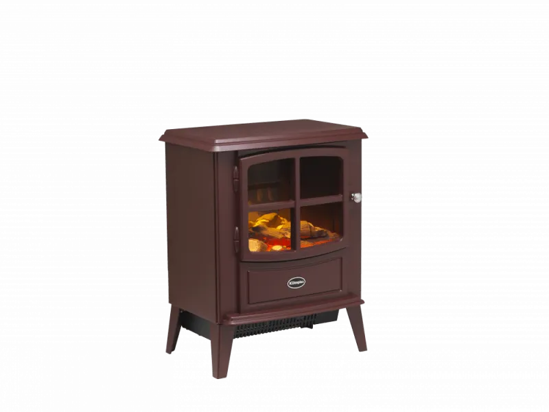 Dimplex Brayford Burgundy Freestanding Optiflame Electric Stove