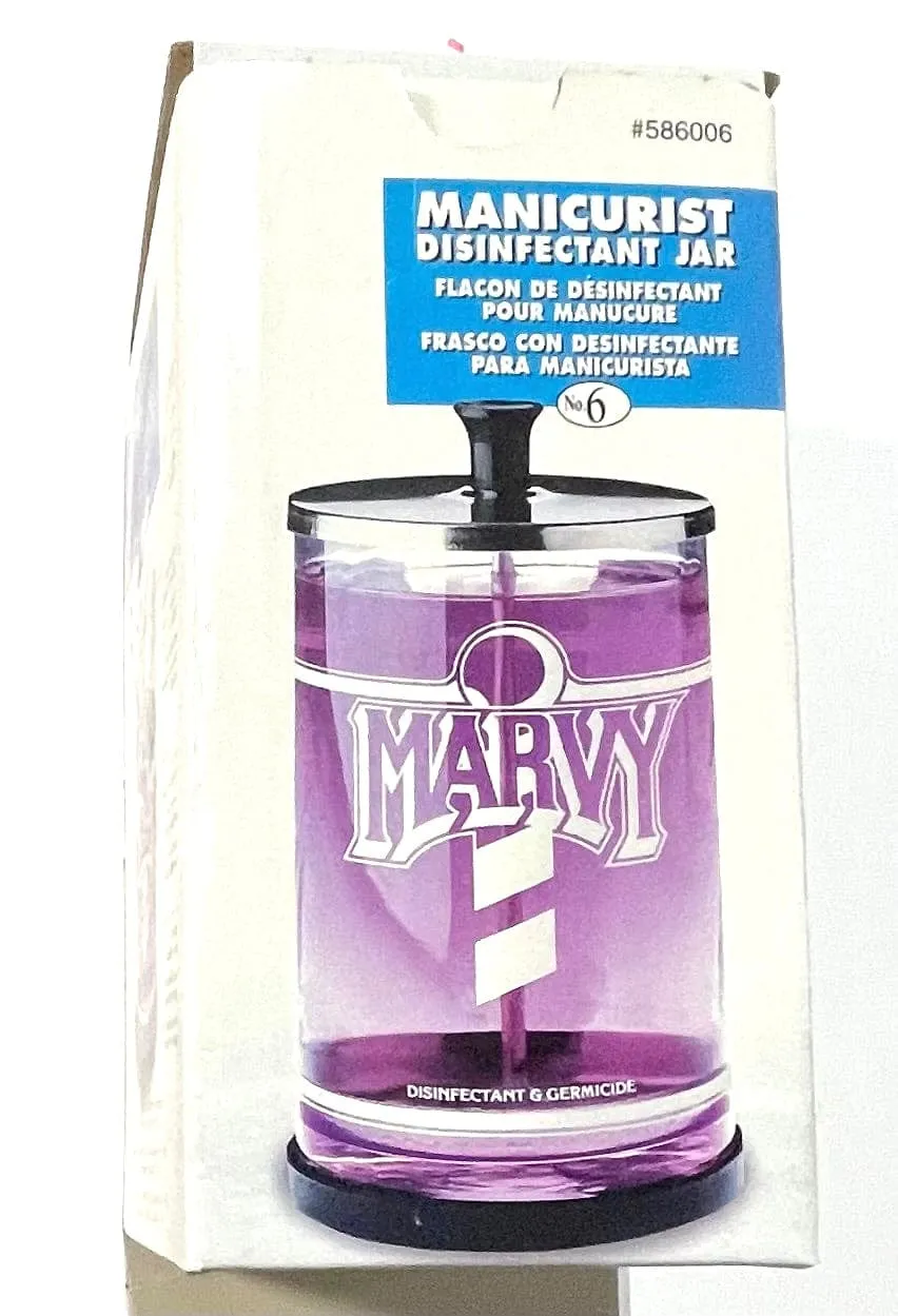 Disinfectant Sanitizing Marvy Glass Jar