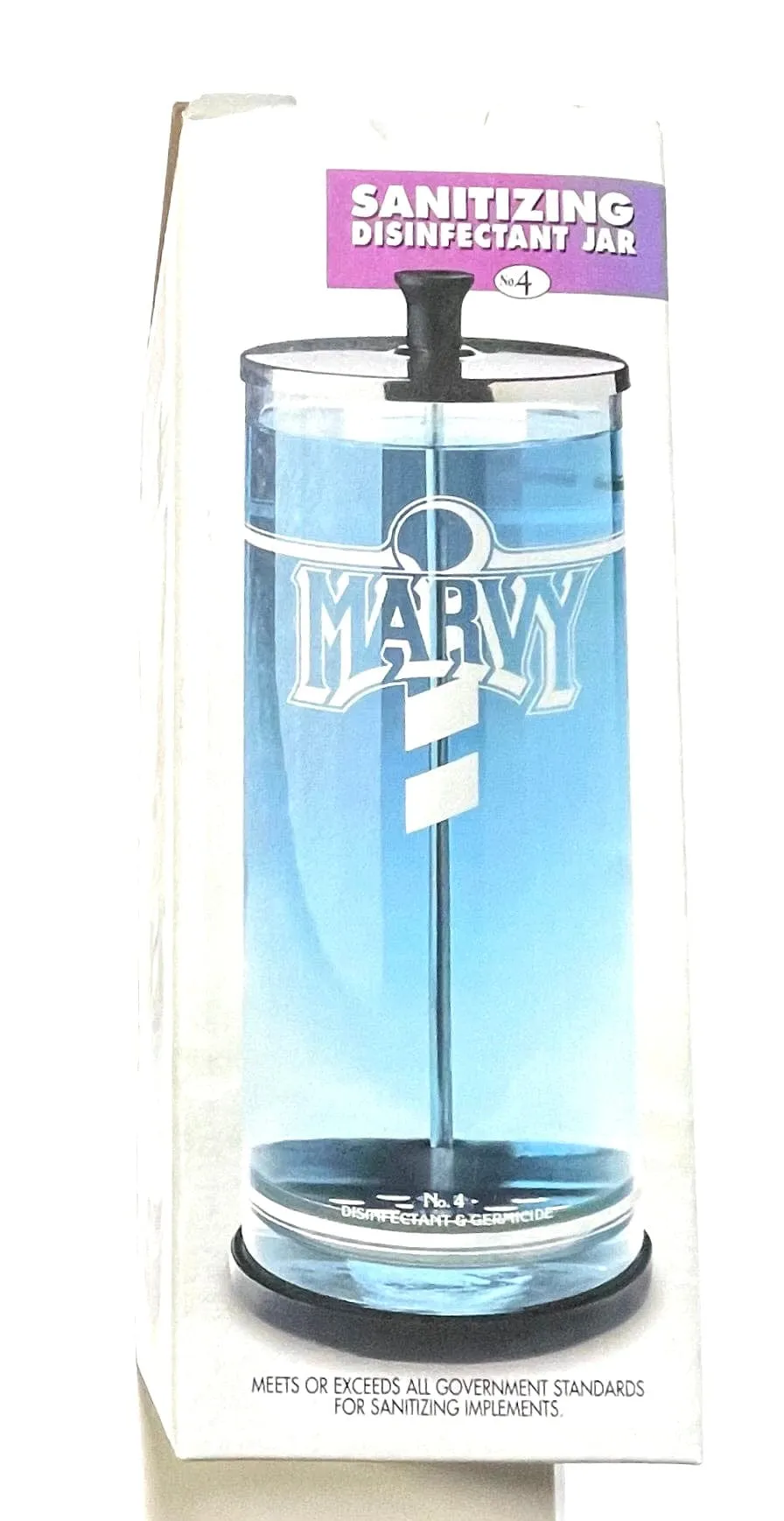 Disinfectant Sanitizing Marvy Glass Jar