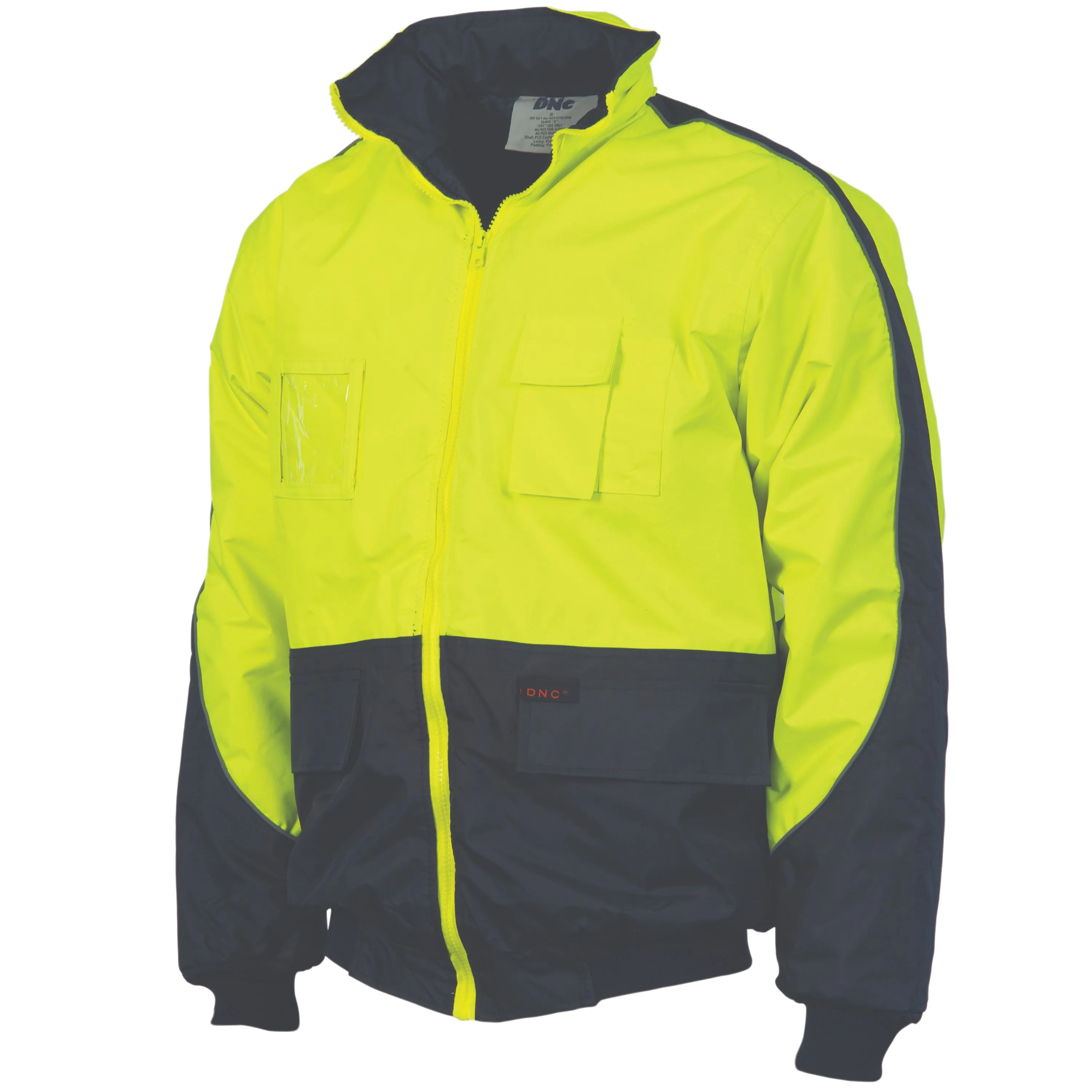 DNC Hi Vis Contrast Bomber Jacket (3991)