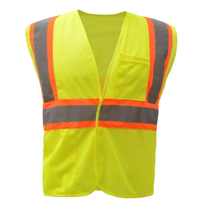 GSS Standard Class 2 Two Tone Mesh Hook & Loop Safety Vest