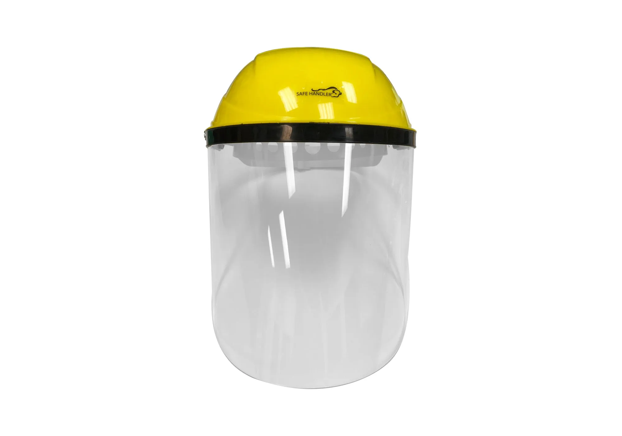 Hard Visor Reusable Face Shield, Single Crown Headgear (Pack of 16)