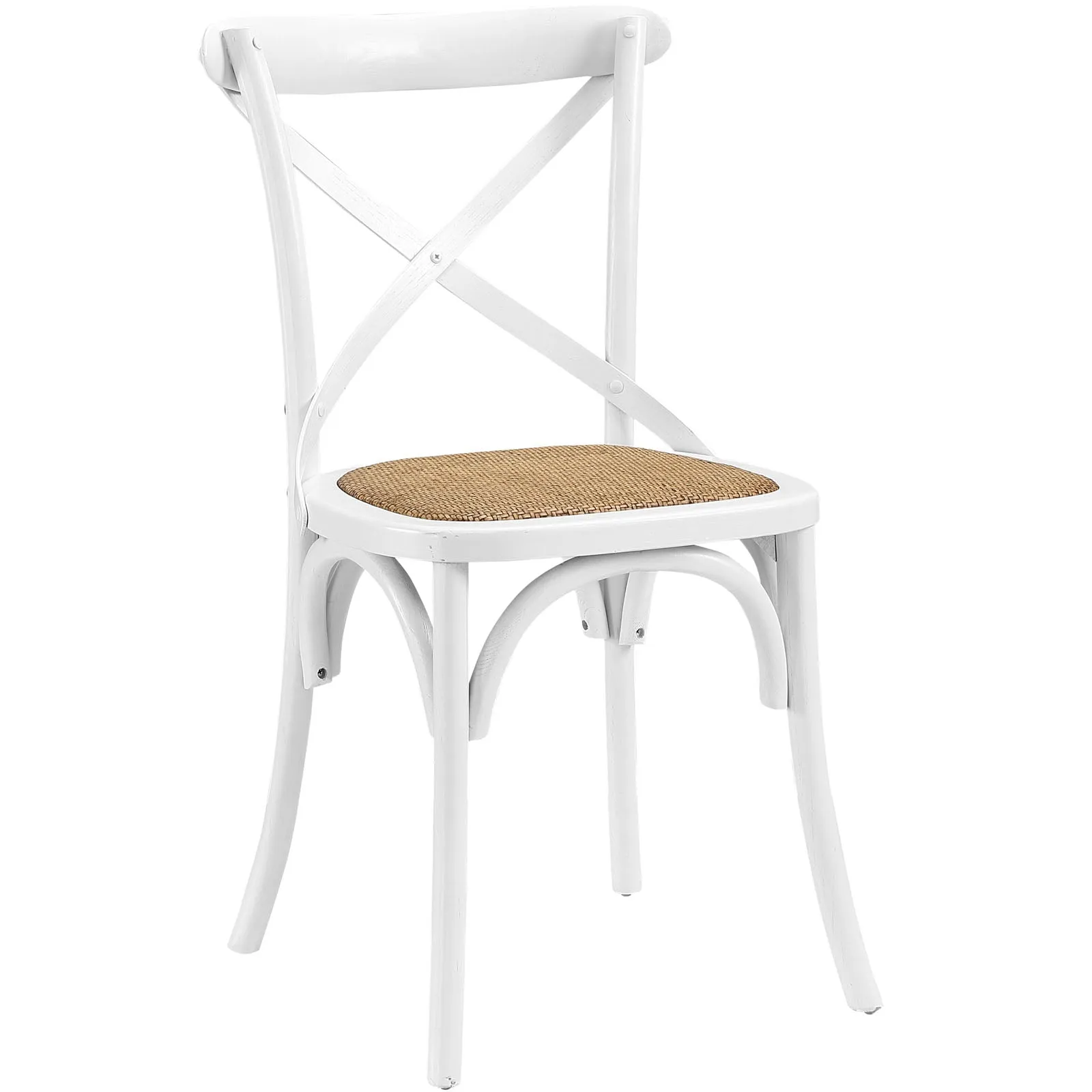 Modern Gear Dining Armless Side Chair - Leisure Tea - Breakfast Chair