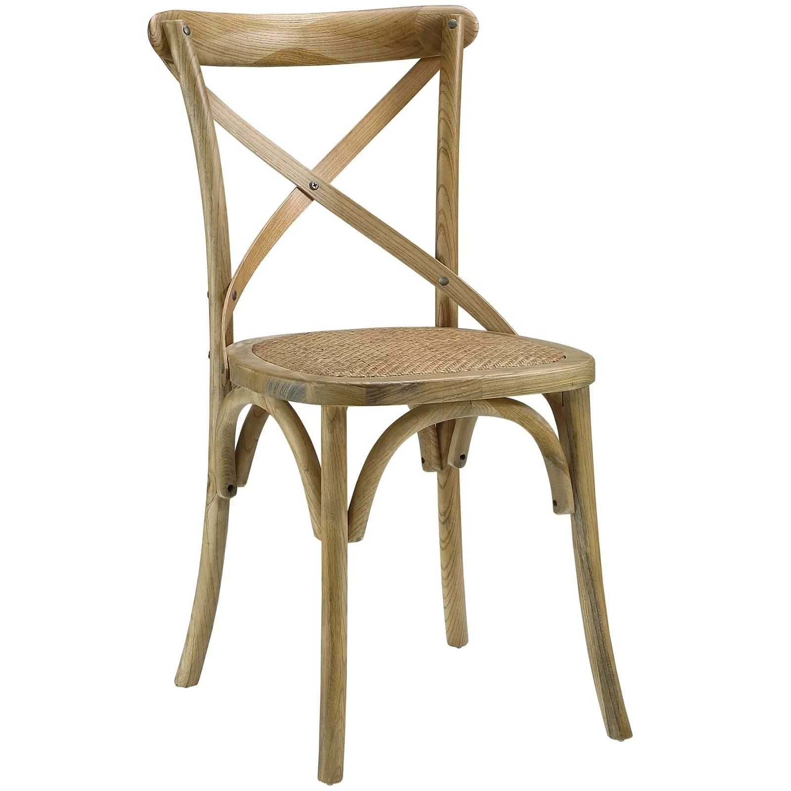 Modern Gear Dining Armless Side Chair - Leisure Tea - Breakfast Chair