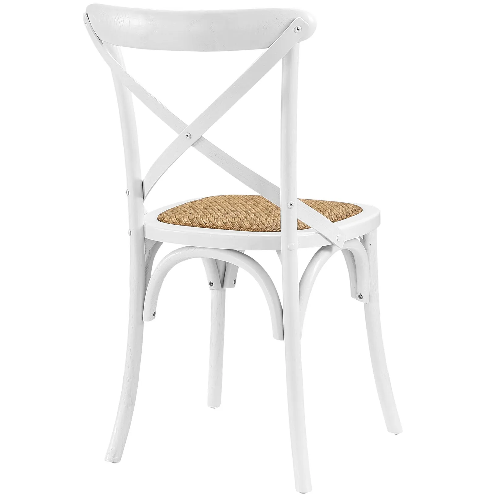 Modern Gear Dining Armless Side Chair - Leisure Tea - Breakfast Chair