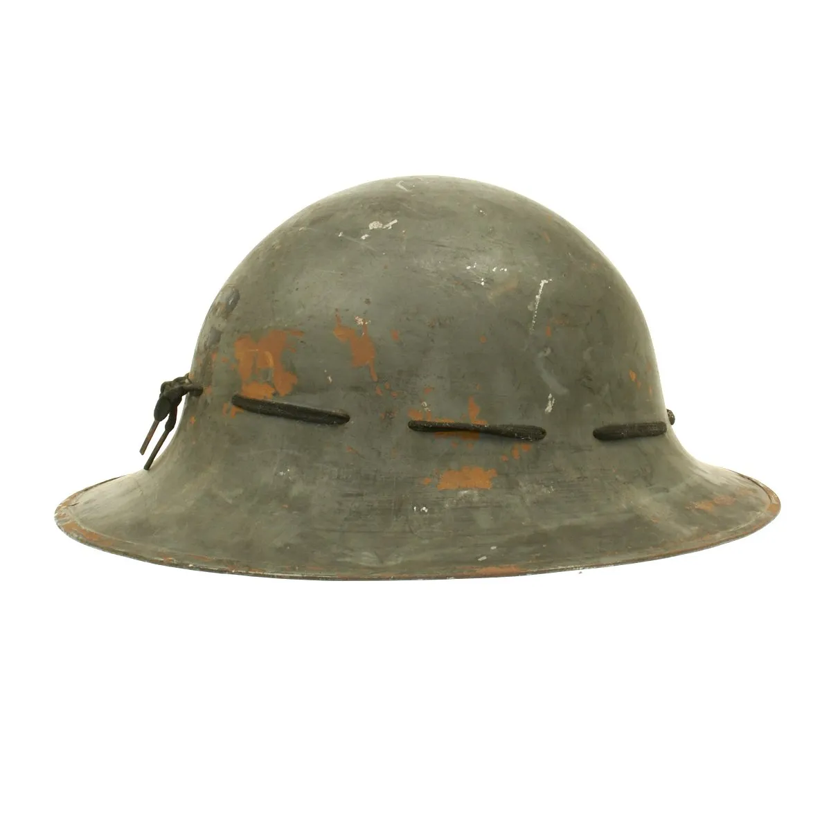 Original British WWII Fire Guard Zuckerman Helmet by Austin Motors Co.