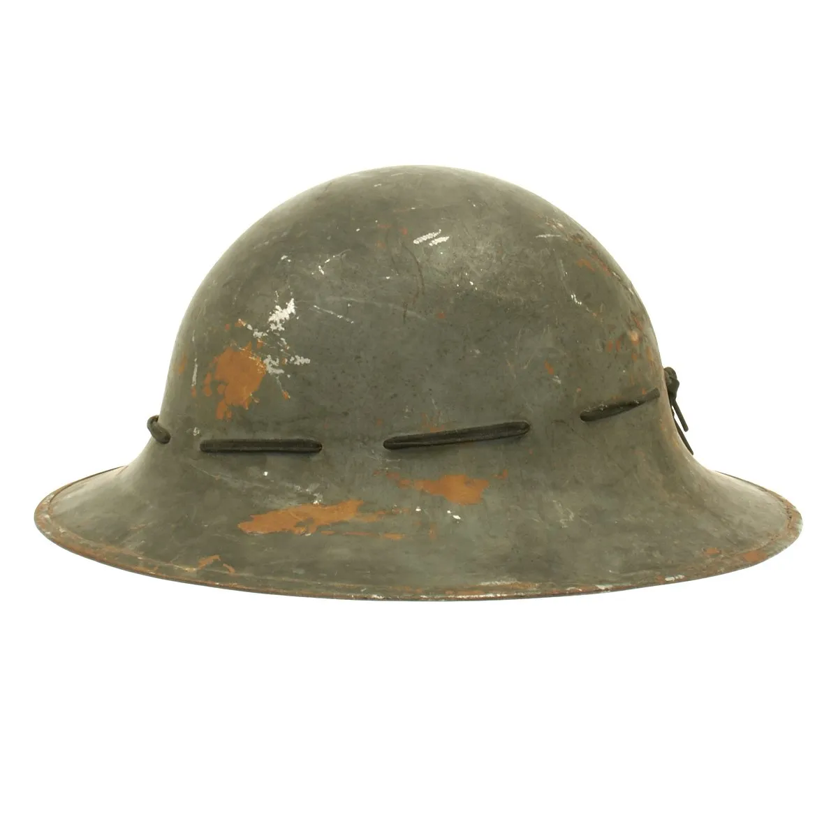 Original British WWII Fire Guard Zuckerman Helmet by Austin Motors Co.