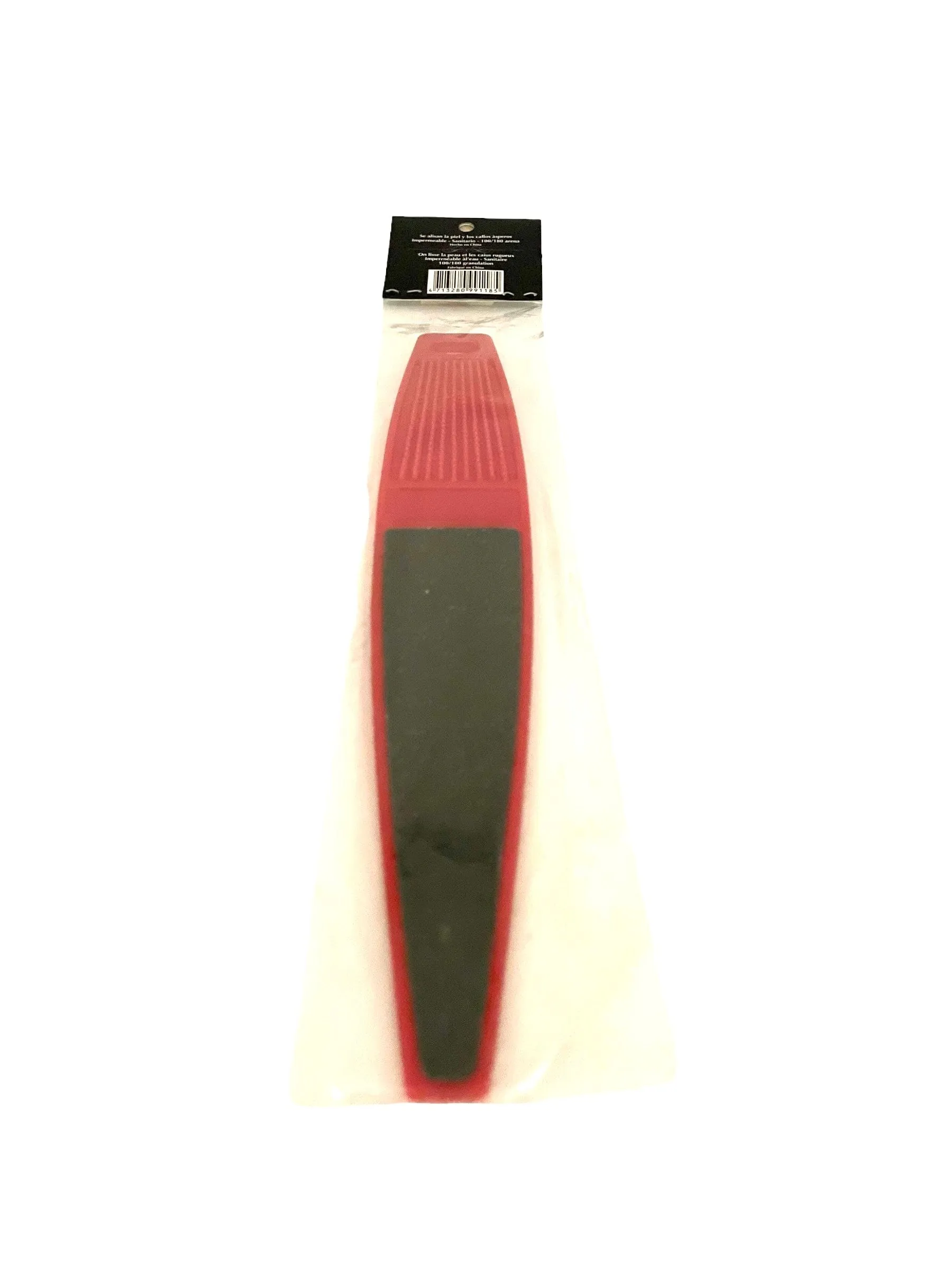 Pedicure Foot File Red Calluses Remover 100/180 Grit Water Proof & Sanitizable