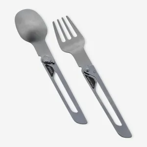 Quechua MH500 Stainless Steel Foldable Camping Cutlery