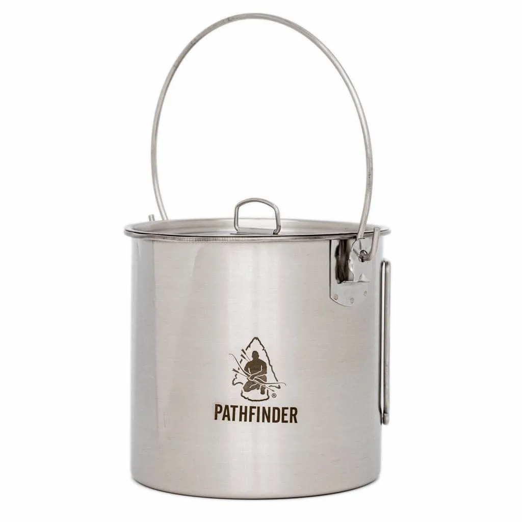 Stainless Steel 64oz. Bush Pot