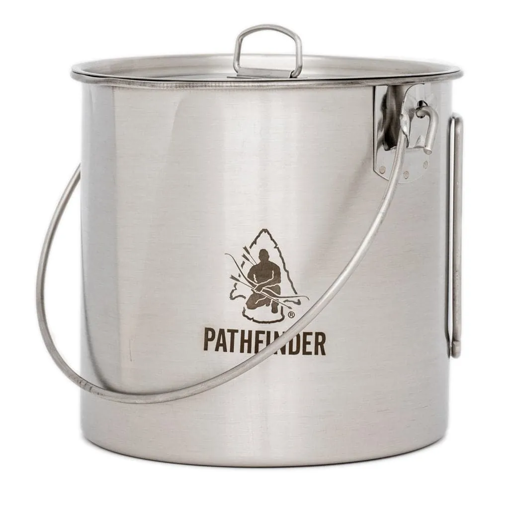 Stainless Steel 64oz. Bush Pot