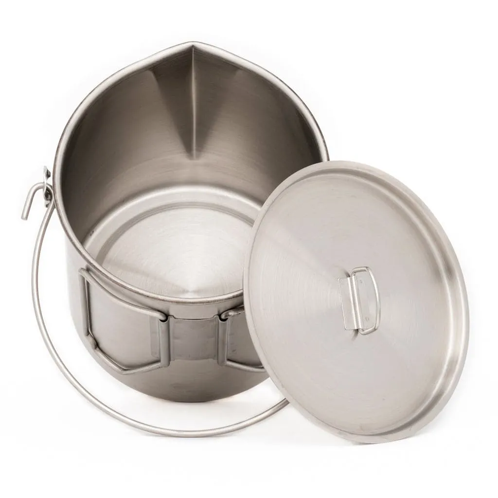 Stainless Steel 64oz. Bush Pot