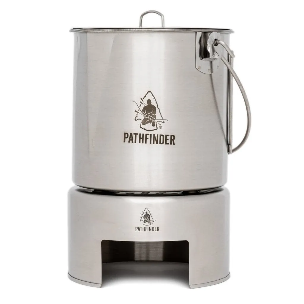 Stainless Steel 64oz. Bush Pot