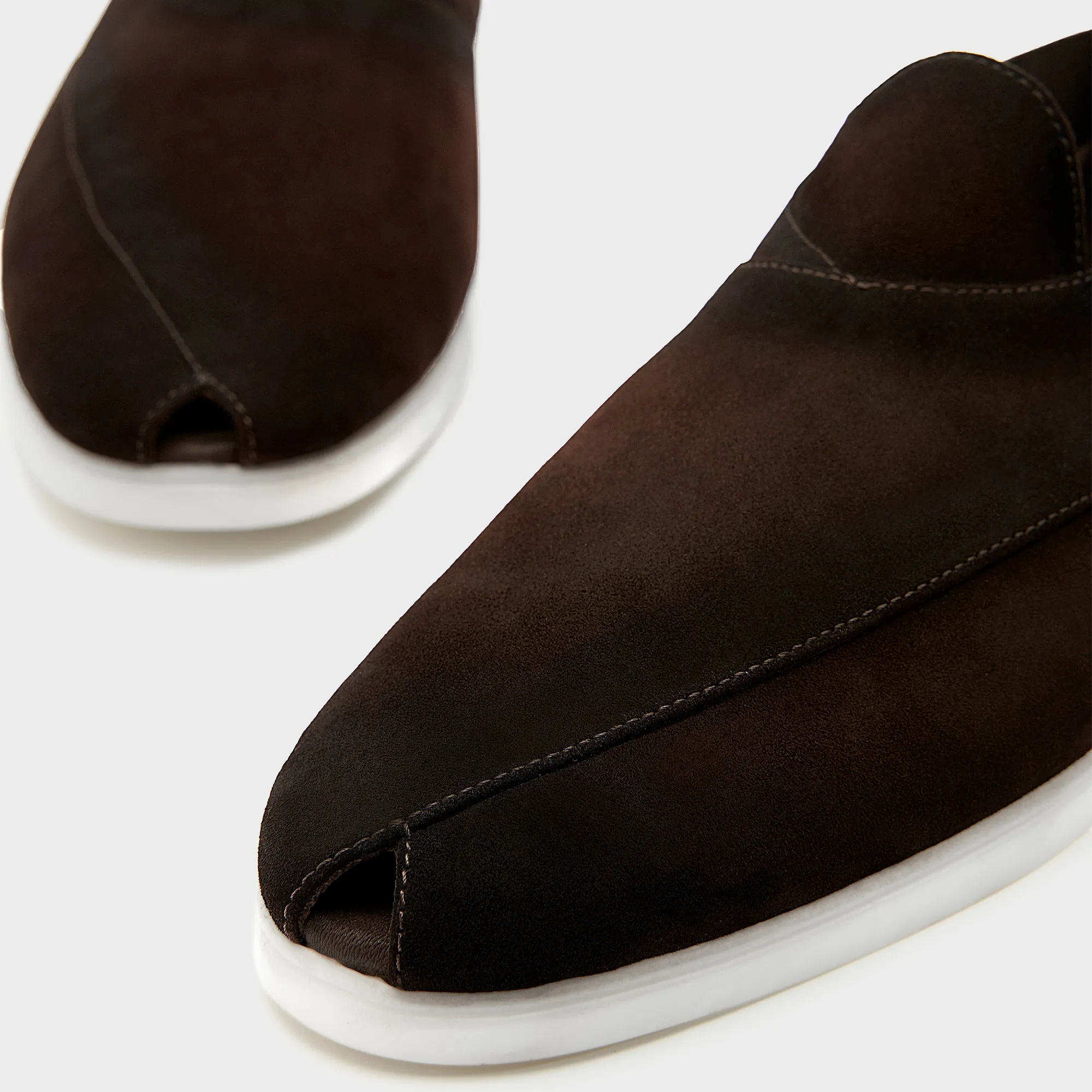 Summer Peshauri | Dark Chocolate Suede