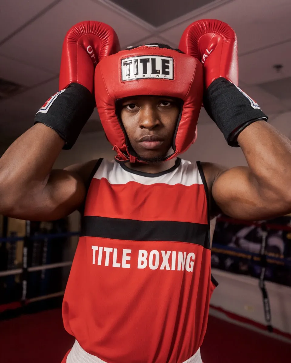 TITLE Boxing USA Boxing Competition Headgear - Open Face