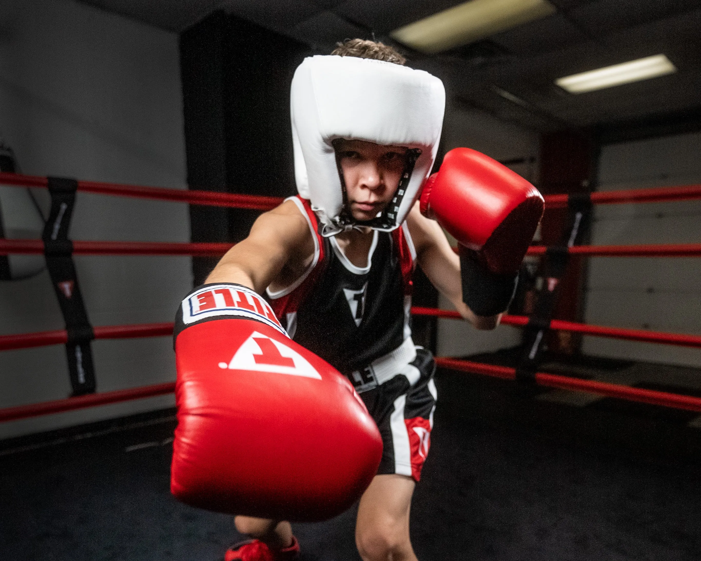 TITLE Boxing USA Boxing Competition Headgear - Open Face