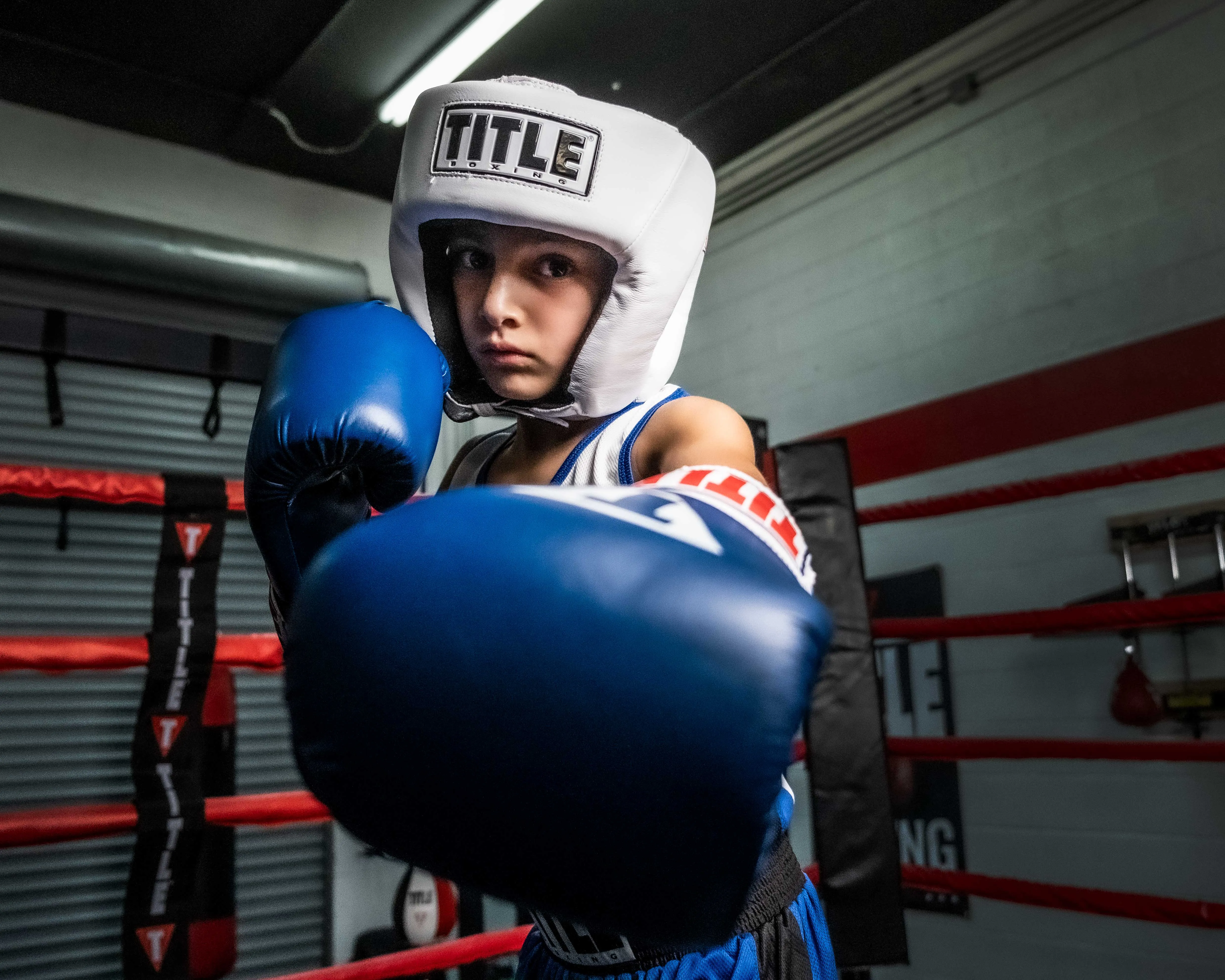 TITLE Boxing USA Boxing Competition Headgear - Open Face