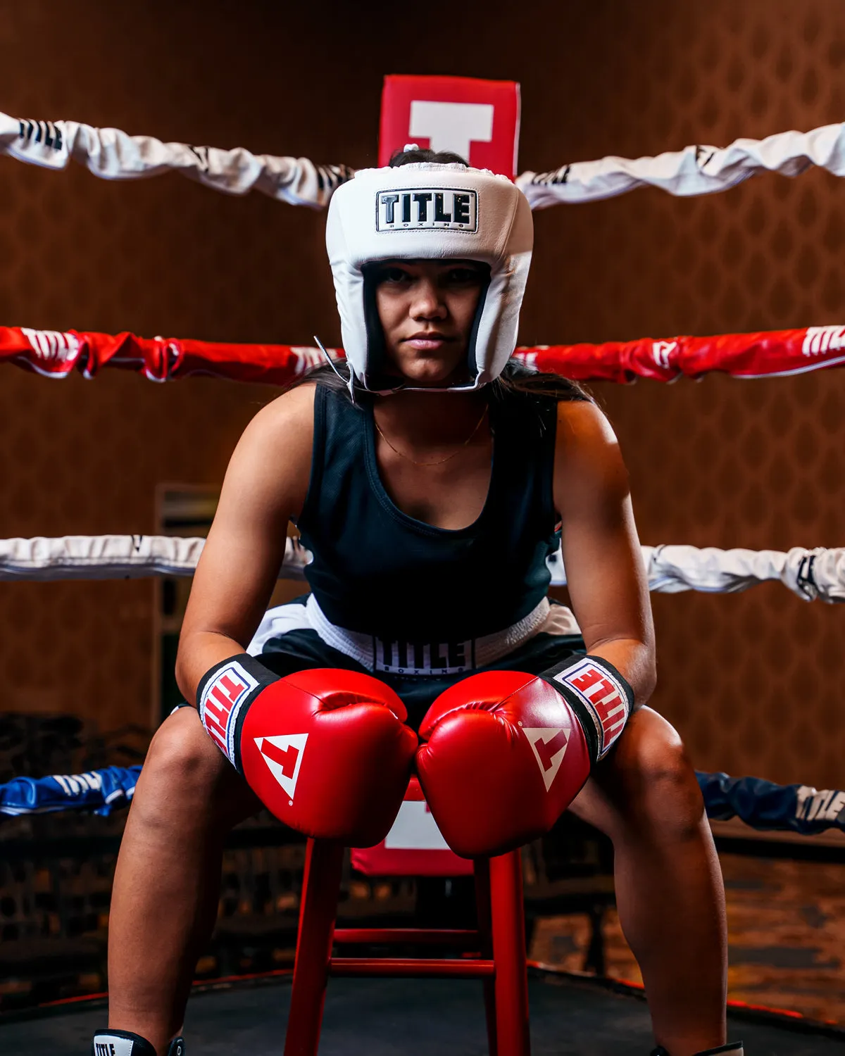 TITLE Boxing USA Boxing Competition Headgear - Open Face