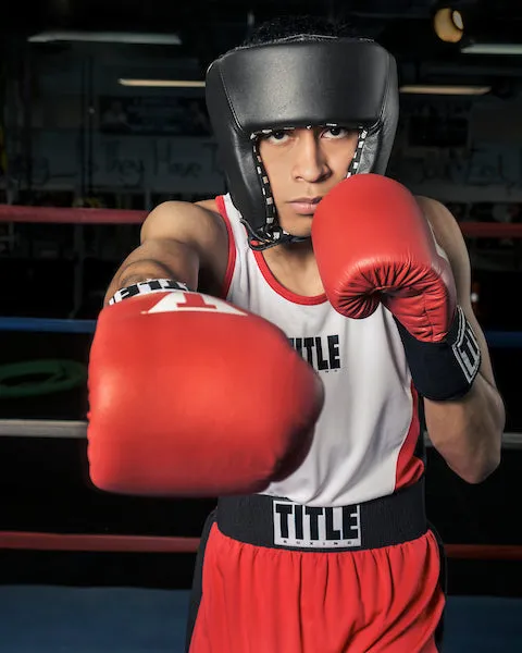 TITLE Boxing USA Boxing Competition Headgear - Open Face