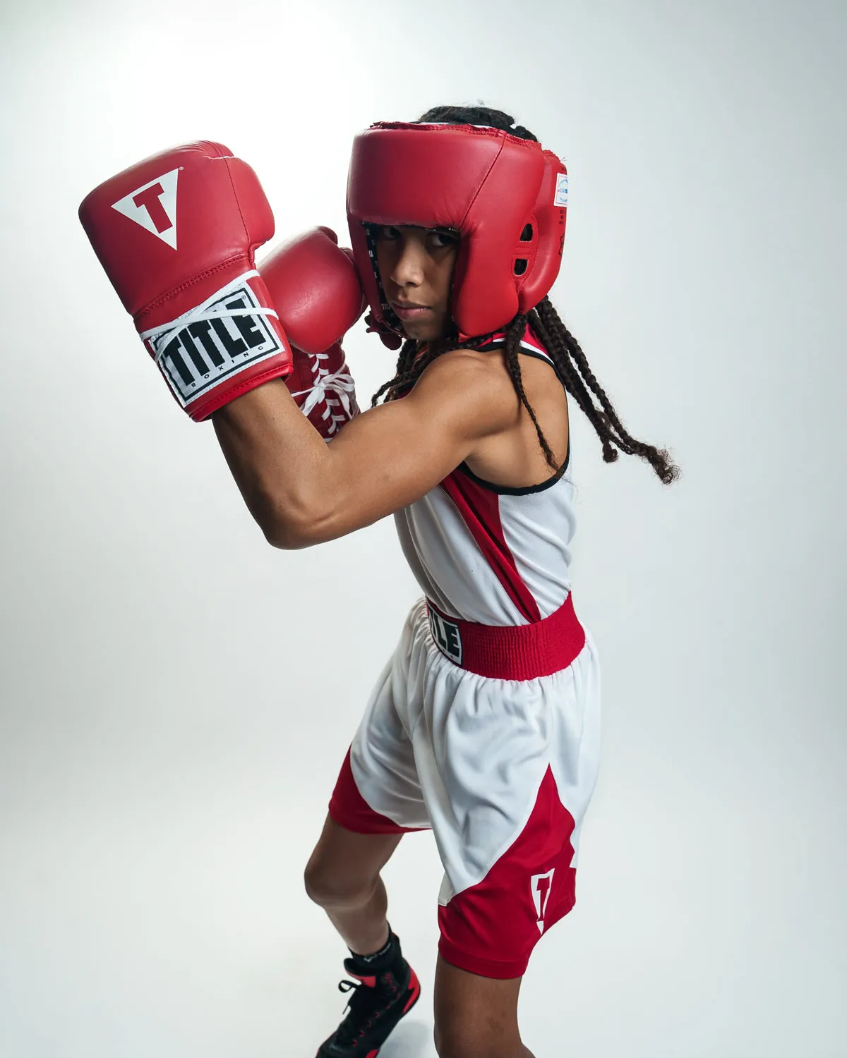 TITLE Boxing USA Boxing Competition Headgear - Open Face