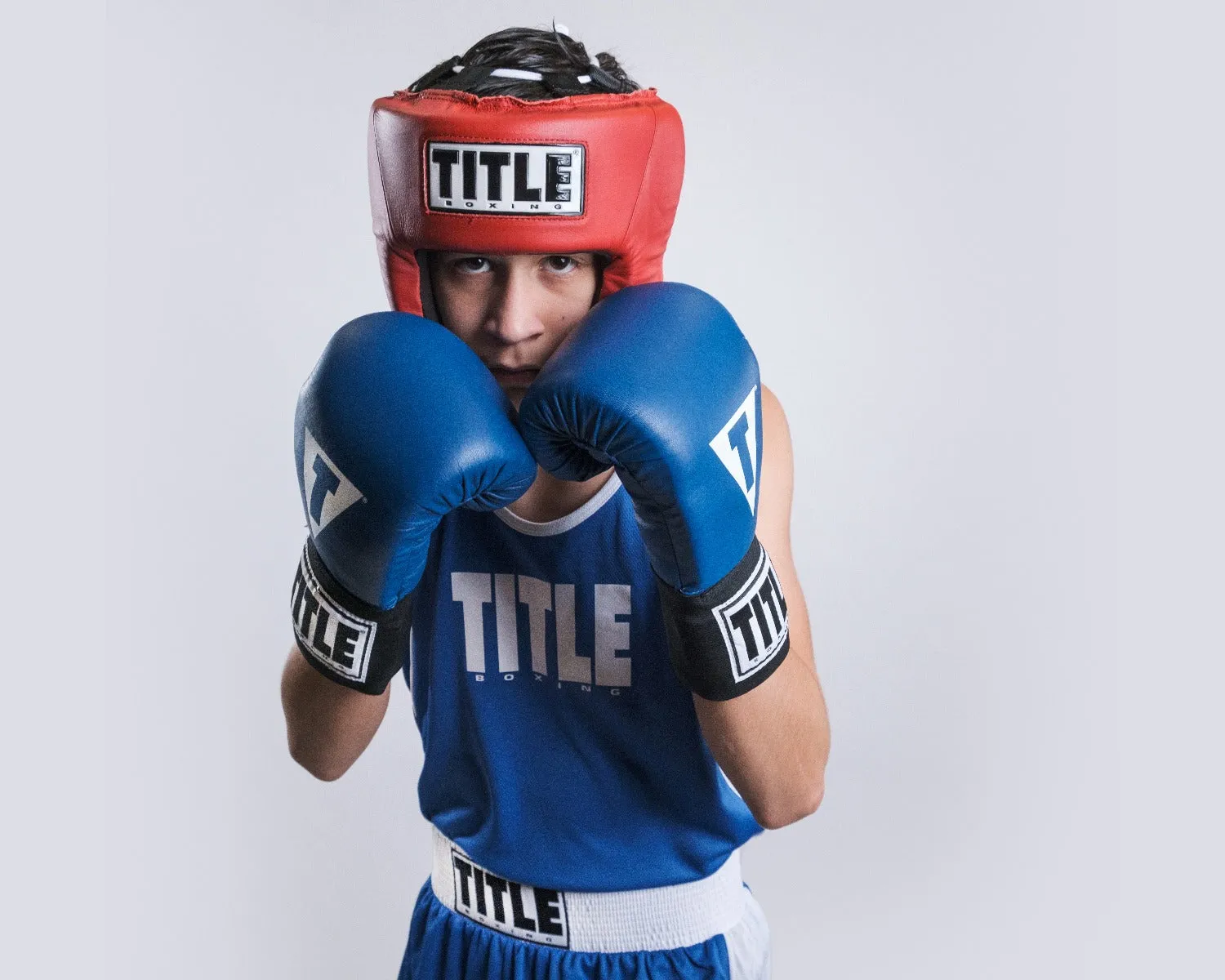 TITLE Boxing USA Boxing Competition Headgear - Open Face