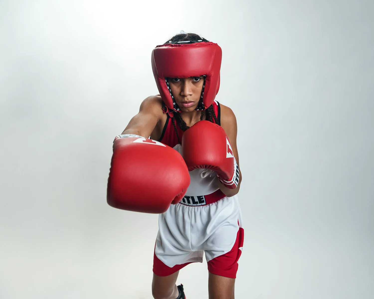 TITLE Boxing USA Boxing Competition Headgear - Open Face