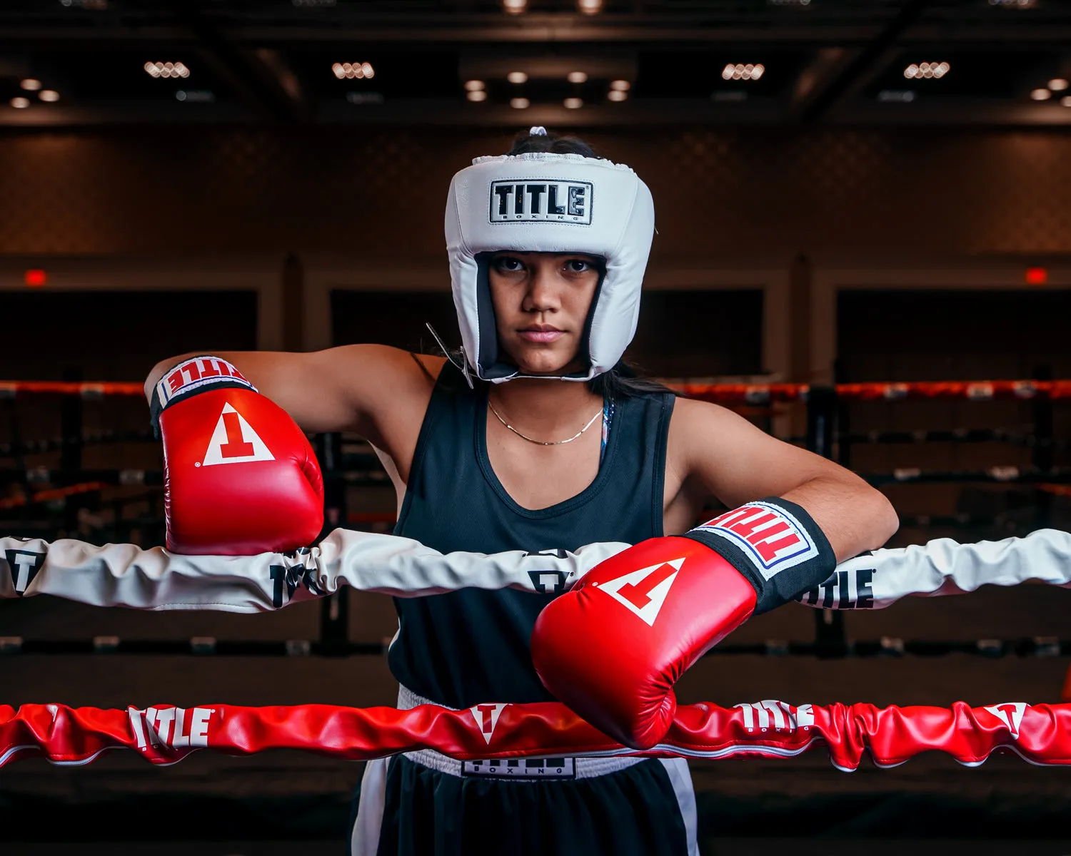 TITLE Boxing USA Boxing Competition Headgear - Open Face