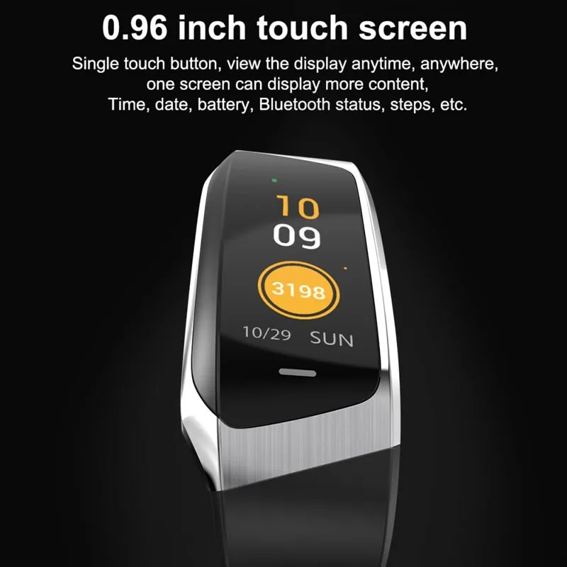 Tonbux E18 Smart Band with Fitness Tracker, Blood Pressure & Heart Rate Monitor