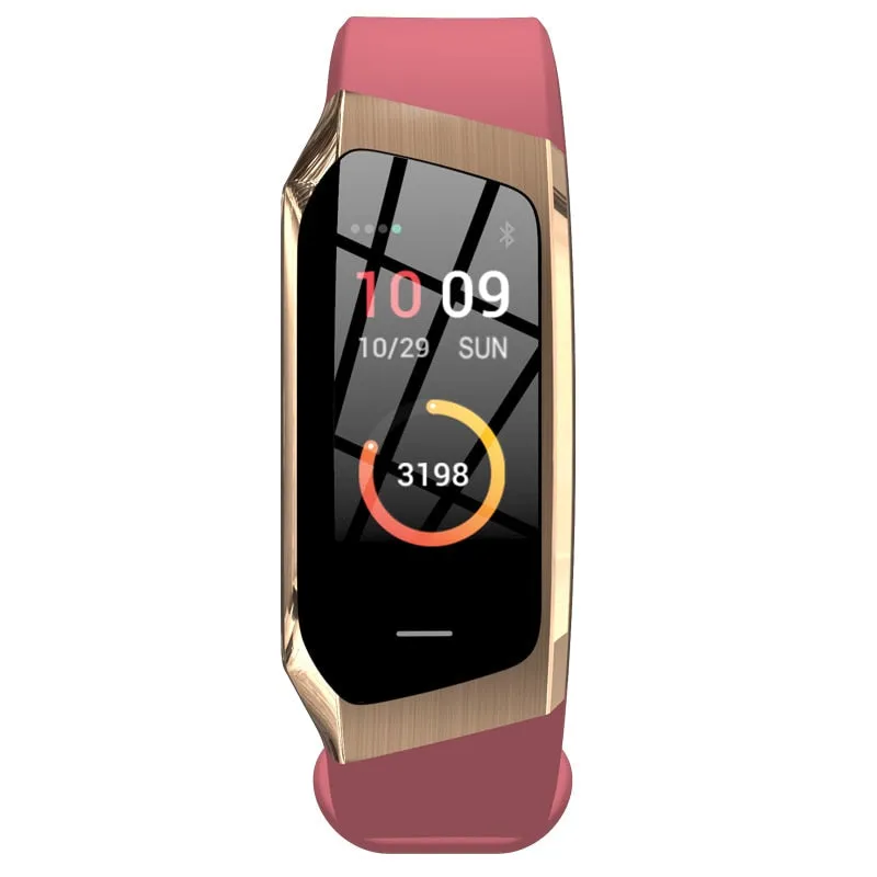 Tonbux E18 Smart Band with Fitness Tracker, Blood Pressure & Heart Rate Monitor