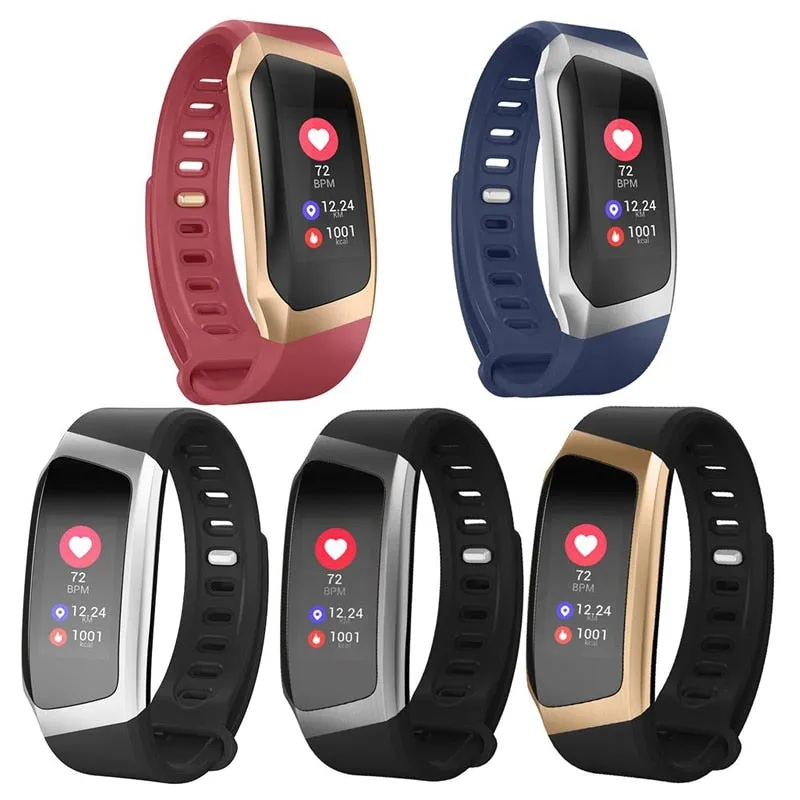 Tonbux E18 Smart Band with Fitness Tracker, Blood Pressure & Heart Rate Monitor