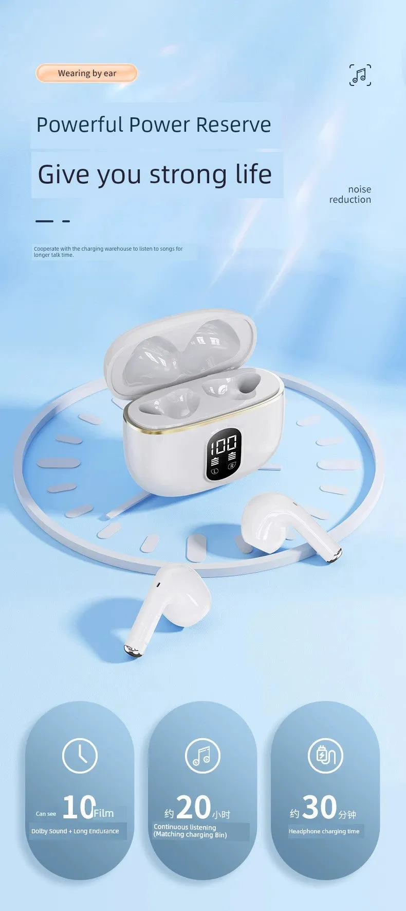 TWS Charging Warehouse Music Wholesale Wireless Bluetooth Headset