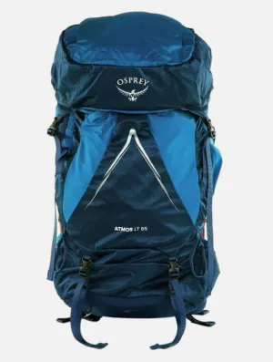 Women's Trekking Backpack Osprey Atmos As Lt 65 Navy Blue S/M